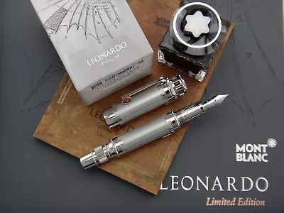 MONTBLANC Leonardo Da Vinci Fountain Pen Great Characters Limited Edition 3000 M • $1