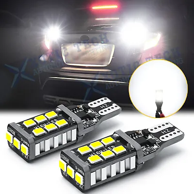 LED 921 Strobe Blinking Flashing Back Up Reverse Light Bulb Safety Warning White • $15.98