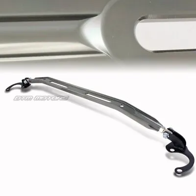 For 1988-2000 Honda Civic/CRX Front Upper Gunmetal Aluminum Tower Strut Bar Arm • $55.99