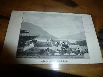 £7.46 • Buy Whistlefield Loch Eck UDB Postcard On Board  Fairy Queen  P/M Greenock 1904