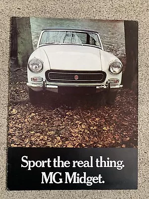 MG Midget Mark III Sales Brochures 1969 English • $18.67