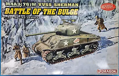 Dragon 6255 - 1:35 Scale - M4A3(76)W VVSS Sherman Tank - Battle Of The Bulge • £59.99