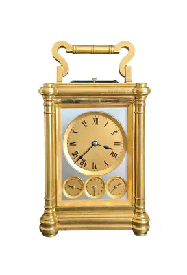 De Voyage Drocourt Grande Sonnerie Carriage Clock Uhr Caroage Watch Pendulum • $7991.63
