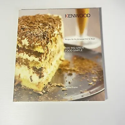 Kenwood Recipes For The Kenwood Chef & Major Paperback Cookbook Jennie Shapter • £11.41