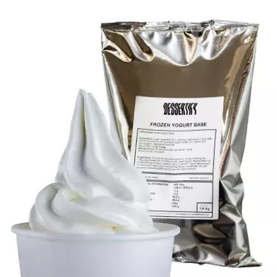 Natural Frozen Yogurt Powder Mix 1.6Kg -Luxury Soft Serve For Ice Cream Machines • £19.96