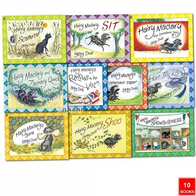 Lynley Dodd Hairy Maclary And Friends Series 10 Books Collection Set Paperback • £17.99