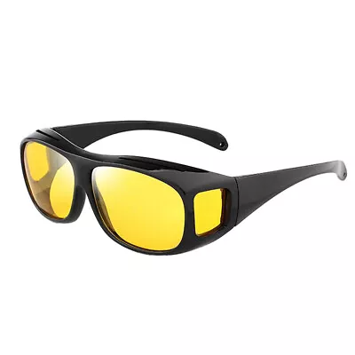 Night Driving Glasses HD Anti Glare Vision Polarized Yellow Lens Tinted Unisexs • $7.52