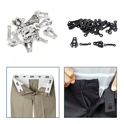 £3.19 • Buy Premium Hook And Bar Fasteners 2 Part Sets Trouser Skirt And Tunic Fasteners