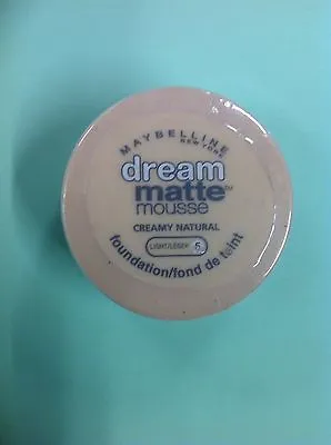 Maybelline Dream Matte Mousse Foundation CREAMY NATURAL (LIGHT-5) NEW. • $14.41