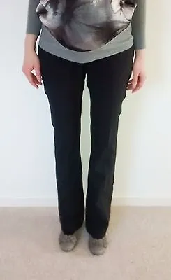 New Black Maternity Trousers Size 10 Leg 32  • £12