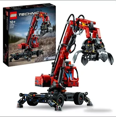 LEGO Technic 42144 Material Handler Crane Pneumatic STEM Gift SEALED BRAND NEW1 • $219.97