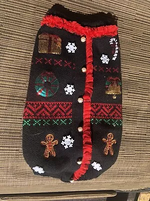 Size M Merry & Bright Collection Ugly Sweater Dog Apparel • $9.75