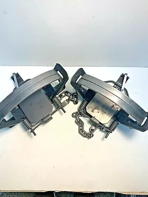$69.92 • Buy 2 Bridger #5 Coil Spring Foothold Traps (Coyote Beaver Otter Trapping Supplies)