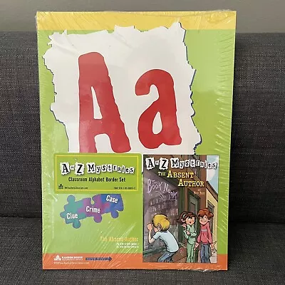 SEALED A To Z Mysteries Classroom Alphabet Border Set • $15