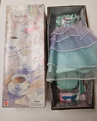 1997 Spring Tea Party Barbie Dress Shoes Box Stand Special Edition Series READ • $7.99