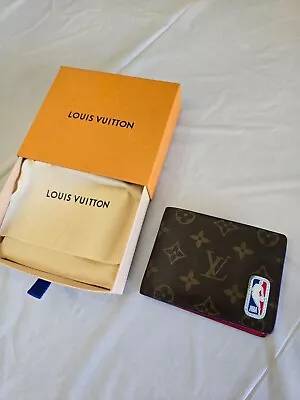 Louis Vuitton Portofoyille Multiple Monogram NBA Collab Wallet 100% Authentic • $41