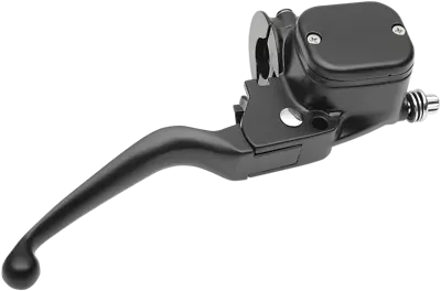 Drag Black Front Brake Master Cylinder 11/16 Bore Harley Dyna Fat Bob 08-17 • $217.95