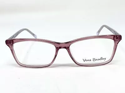 New VERA BRADLEY Luca Clear Pink Glitter Womens Eyeglasses Frame 51-14-130 • $34