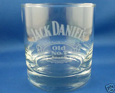 CLEARANCE!! JACK DANIEL'S (Old No.7) Glass Good Retro Man Cave Glass - In Aust • $29.95