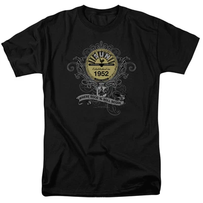 $33.69 • Buy Sun Records  Rockin' Scrolls  T-Shirt -Standard, Slim Fit, Big & Tall - To  6X