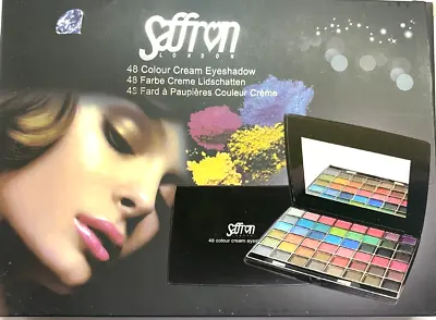 £8.99 • Buy 48 Colours Saffron London Cream Eyeshadow Palette Face Make Up Gift Pack