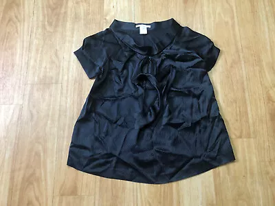 Lovely Paul & Joe Sister Women Black Silk Blouse Size 1 UK Size 10 Small • $49.46
