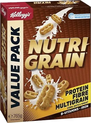 Kellogg's Nutri-Grain Protein Breakfast Cereal 765g • $12