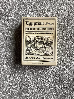 Egyptian Fortune Telling Cards Vintage 79 Cards With Directions • $29.50