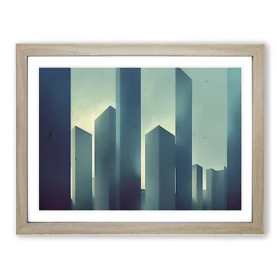 £24.95 • Buy Futuristic Buildings Architecture Vol.3 Framed Wall Art Print Large Picture