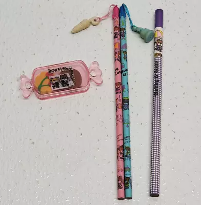 Rare Vintage Pencils And Erasers Bobby & Kate Ribbon Japan 80's • $22.39