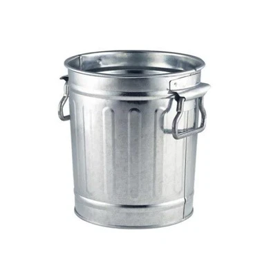 £4.99 • Buy Galvanised Steel Serving Bin Cutlery Condiments Chips Basket Food 14x12x15cm