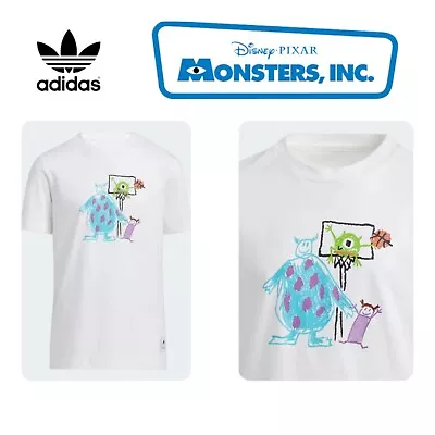 🆕️ADIDAS X Disney Pixar KIDS BOO TShirt MONSTERS INC Unisex SMALL Basketball🆕️ • $29.17