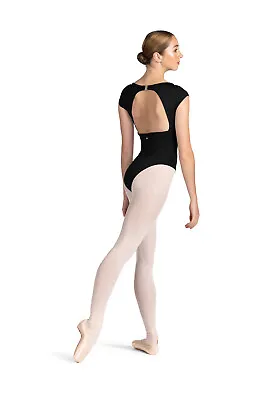 Mirella By Bloch Ladies Boat Neck Cap Sleeve Open Back Leotard M5103LM Black • £46