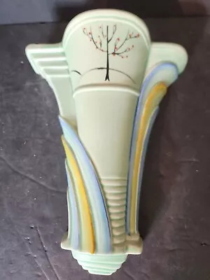 Wall Pocket Vase Burleigh Ware Vintage Art Deco • $39.99