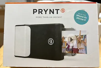 Prynt Pocket Instant Photo Printer For IPhone 66s Graphite PW310001-DG 2x3 Zink • $22