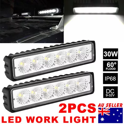 2PCS 6Inch LED Work Light Bar Flood Reverse Fog Light Truck 4WD Off-Road Driving • $15.45