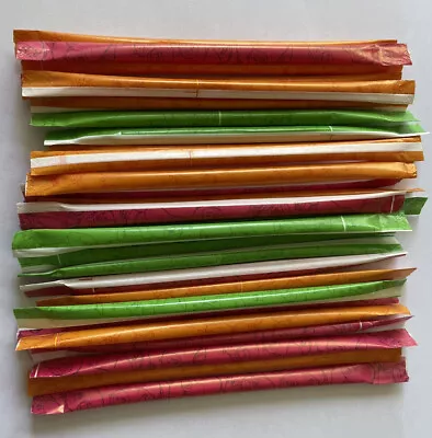 £3.95 • Buy 20 X Sherbet Straws - Rainbow Dust Sherbert Party Bag Fillers Swizzels Retro