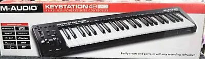 New M-Audio Keystation 49 MK3 49-Key USB-Powered MIDI Keyboard Controller • $118