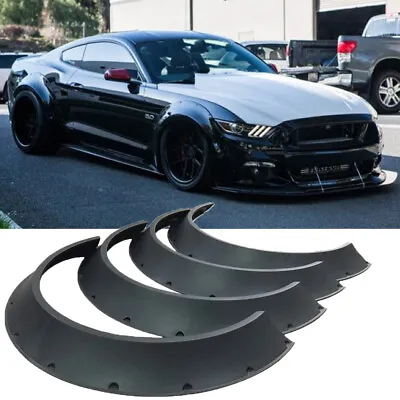 Car Fender Flares Flexible Durable Wide Body Wheel Arches For Ford Mustang GT • $99.09