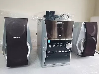 Panasonic Cd Stereo System Sa-pm31 Console Speakers Remote Tested Works • $67