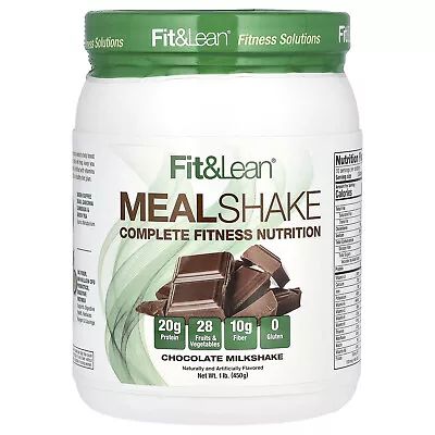 Meal Shake Complete Fitness Nutrition Chocolate Milkshake 1 Lb (450 G) • $25.31