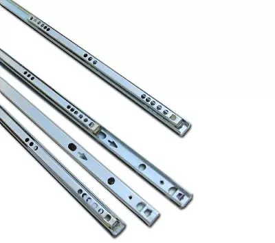 4 Pairs Metal Ball Bearing Drawer Runner Pr 278mm Draw Depth For 17mm • £8.79