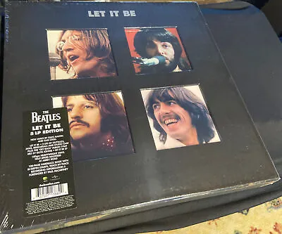 $164.99 • Buy The Beatles LET IT BE Deluxe SEALED BOX SET 180g 5 LPs VINYL 100pg Book NEW MINT