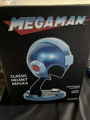 Limited Edition Nintendo Metal Megaman Classic LED Helmet Replica Blue Capcom • $90