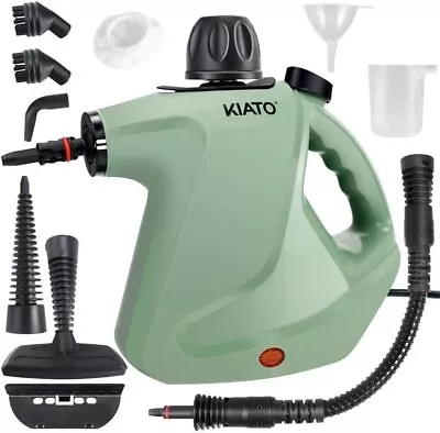 Kiato Multi-Purpose Handheld Steam Cleaner KTSC07A 10 Pieces 1050-1150W • $24.99