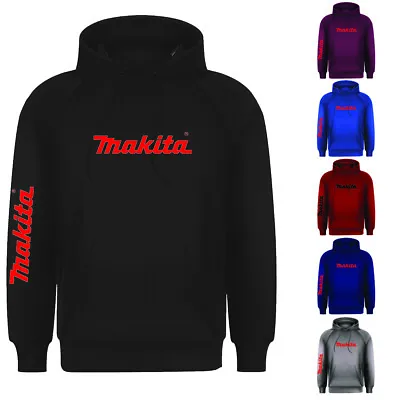 £12.99 • Buy New Adults Mens Makita Workwear Powertool Fleece Pullover Sweat Hoodie Small-XXL