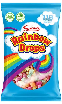 Swizzels Rainbow Drops 32g Bags Full Box Of 24 Sweets • £10.49