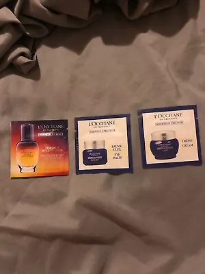 3 L'occitane Immortelle Precious Cream& Eye Balm& Reset Serum Samples • $4.50