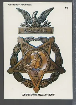 Desert Storm Topps Stickers #19  Medal Of Honor  1991 • $2.25