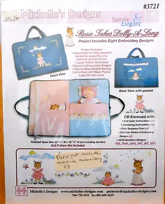 New Michelles Designs Pattern Rosie Takes Dolly A-Long NO Doll Pattern Or CD #F9 • $6.74